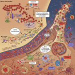Metaboliske principper. Her er et billede, der illustrerer de metaboliske veje i kræftceller og deres interaktioner med tumormikromiljøet