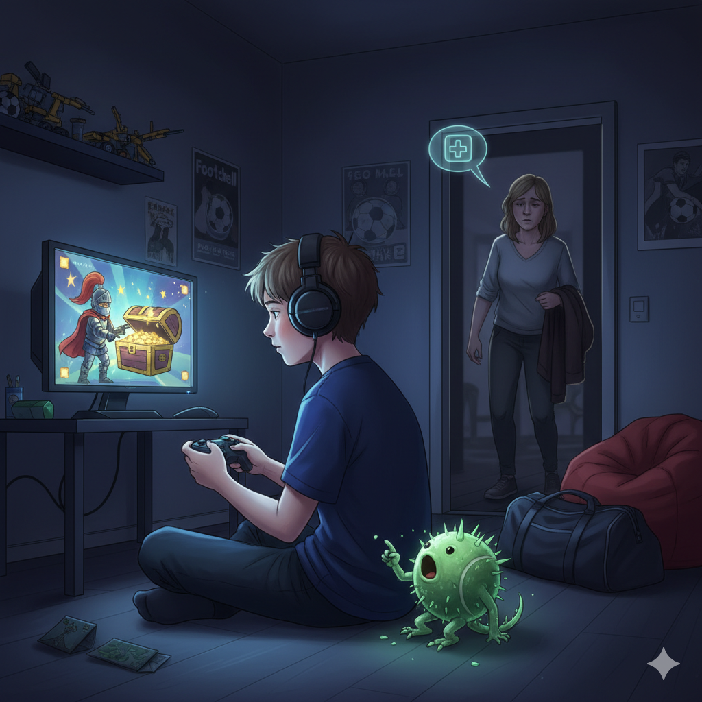 Emils krymer. Børn og unge 9-13 år Historie for ældre søskende til kræftramt. Søskende til kræftramte børn. Børn og sorg. Familie og kræft. Søskendes reaktioner på sygdom. Skyldfølelse hos børn.. Børnebog om kræft. Højtlæsning bog kræft børn. Bøger om børnekræft. Forklar kræft til børn bog.