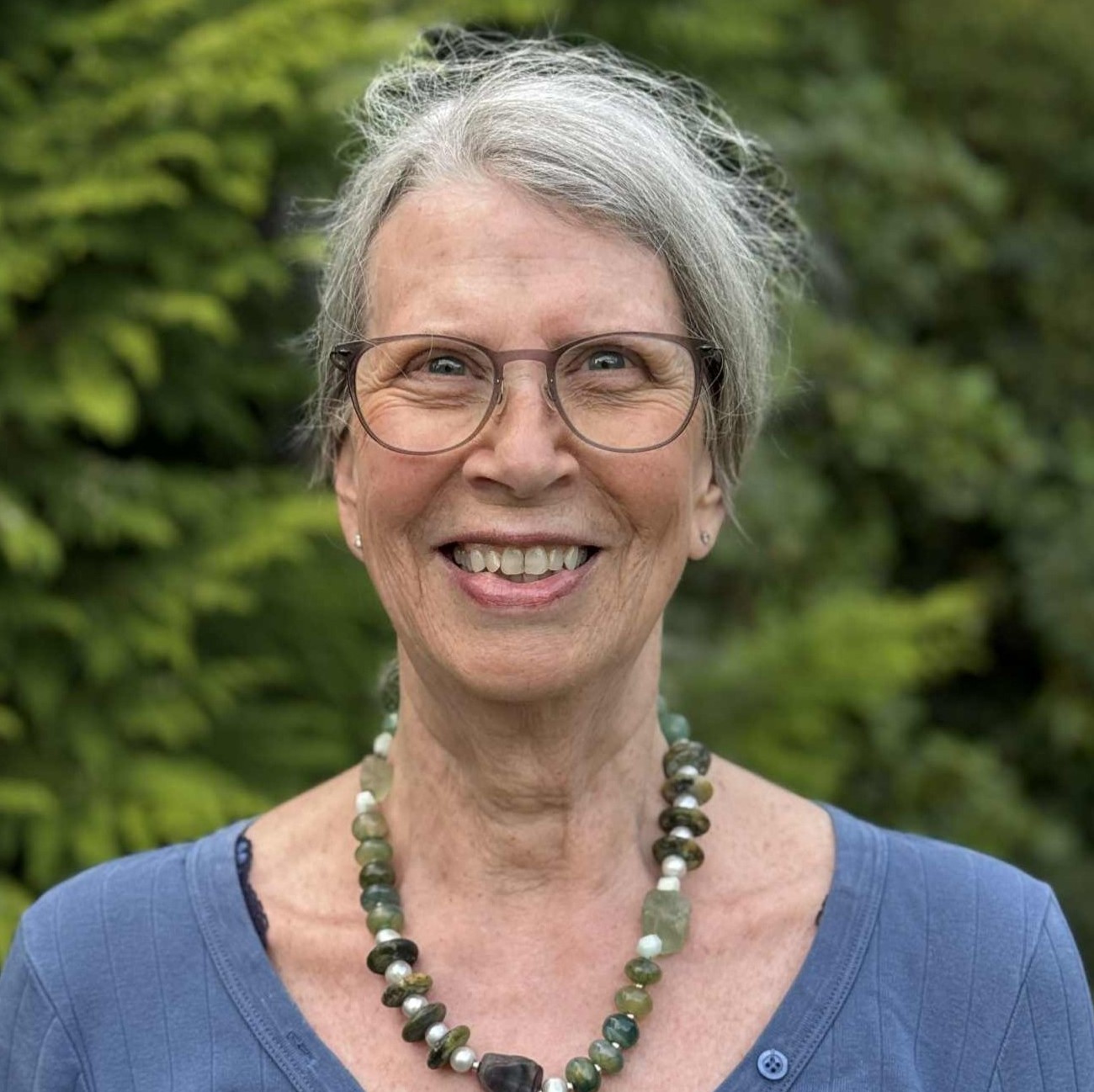 Portrætfoto af Hanne til forsiden.