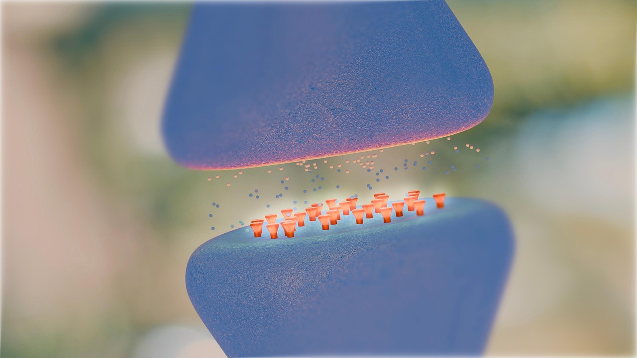 Neurologisk undersøgelse symboliseret ved enderne fra følenerver, hvor der ses små enheder, der registrerer påvirkning.