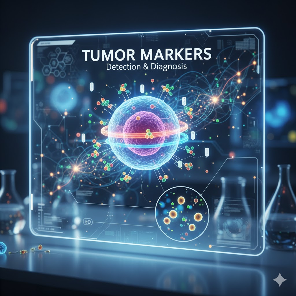 Tumormarkører ved kræft. Kræft markører. Blodprøver ved kræft. Forhøjede tumormarkører. Måling af tumormarkører.