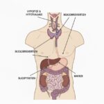 Multipel Endokrin Neoplasi symboliseret ved principskitse af menneske, hvor der vises de udsatte organer.