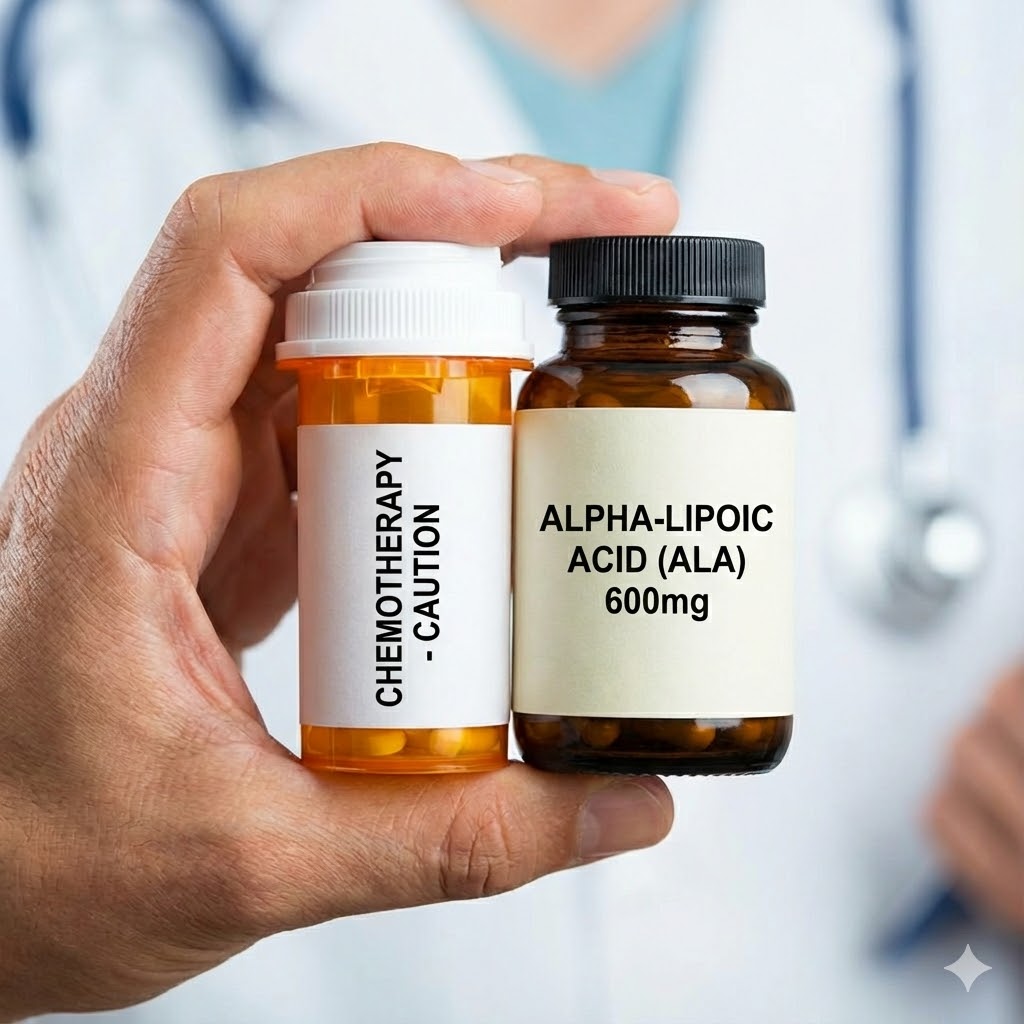 Burt Berkson Protokol symboliseret ved to pilleglas holdt op ved siden af hinanden.