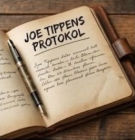Joe Tippens Protokol symboliseret ved en notesblok med teksten Joe Tippens Protokol.
