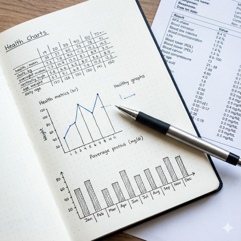 Misha Sakharoffs Protokol symboliseret ved optegnelser i en notesbog.