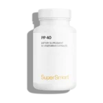 Pao Pereira symboliseret ved hvid pillebøtte med påskriften PP 40