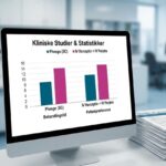 Phesgo symboliseret ved en pc-skærm med søjlediagrammer i blå og rosa.