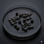 Piperin symboliseret ved piperin i en petriskål.