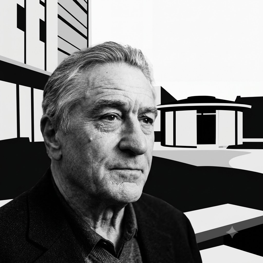 Kendtes valg - Robert de Niro - portræt i s/h